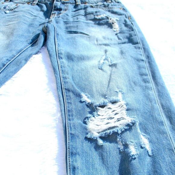 One Teaspoon Distressed Ankle Jeans - Picture 4 of 9